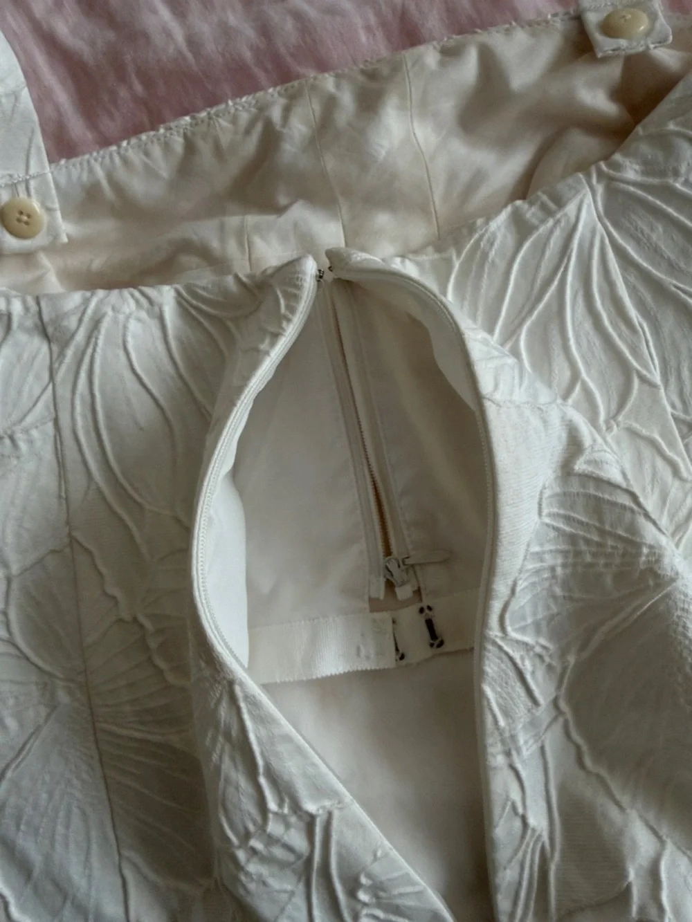 J Crew floral embroidered shift dress removable straps - Picture 6 of 8